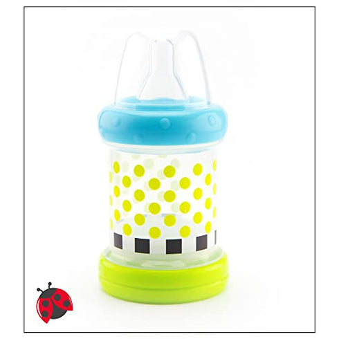 Sassy Baby Food Nurser – 4+ Months Set of 2- 4oz 100% Silicone Nipple and Spoon BPA-Free